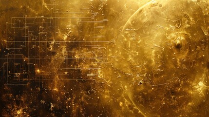 In the midst of the golden expanse, equations seemed to materialize in the air, as if whispering secrets of the universe to those who dared to listen.