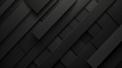 Naklejka premium Abstract Black Background with Diagonal Lines