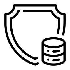 security services line icon