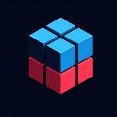 Obraz premium abstract 3d cubes