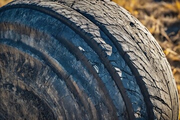 Obraz premium tire close up