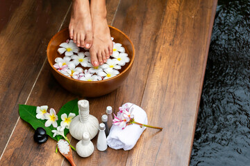 Spa treatment and product for female feet and hand spa, Thailand