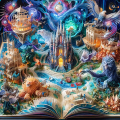 Fototapeta premium world of story books.