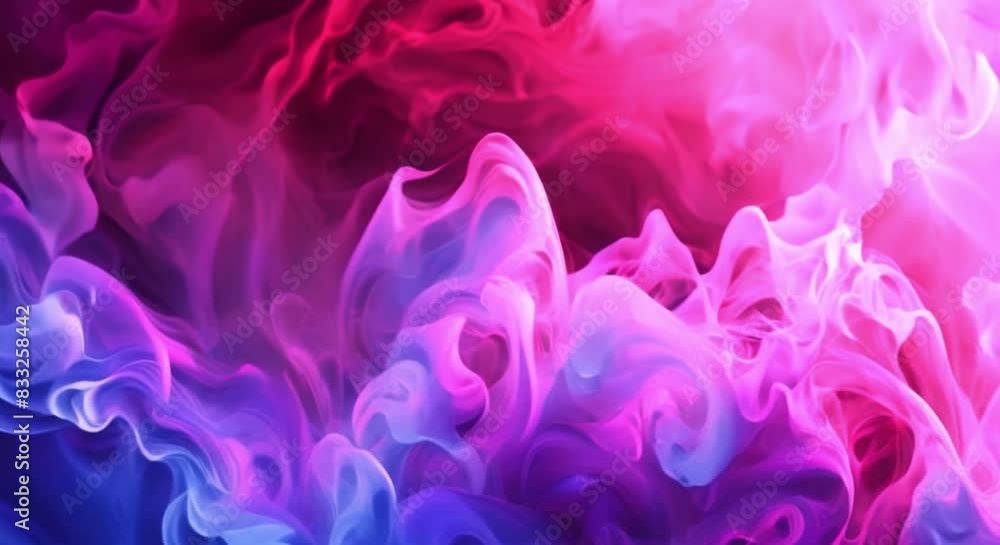 Poster 3d image of ink in water with photorealistic shading and abstract background. concept 3d image rende