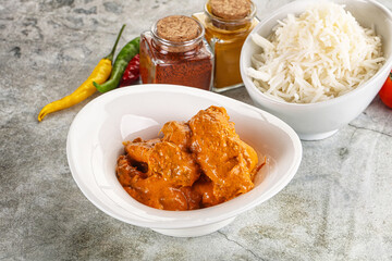 Indian cuisine - chicken butter masala