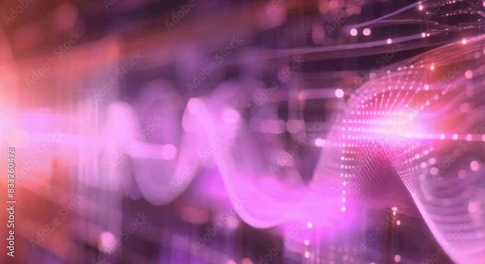 Aufkleber abstract tech background illustrating cybersecurity data protection and privacy in business technolo