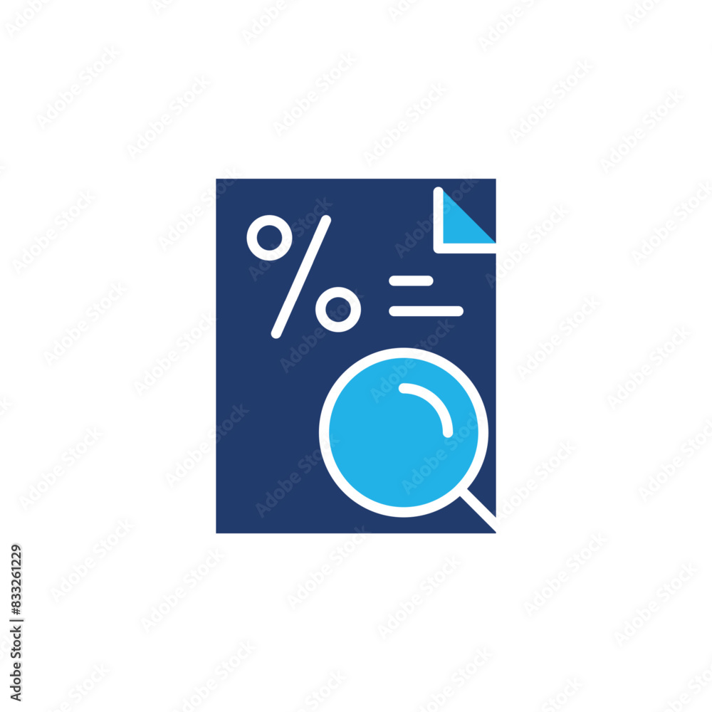 Poster credit search colored icon vector design good for website and mobile app