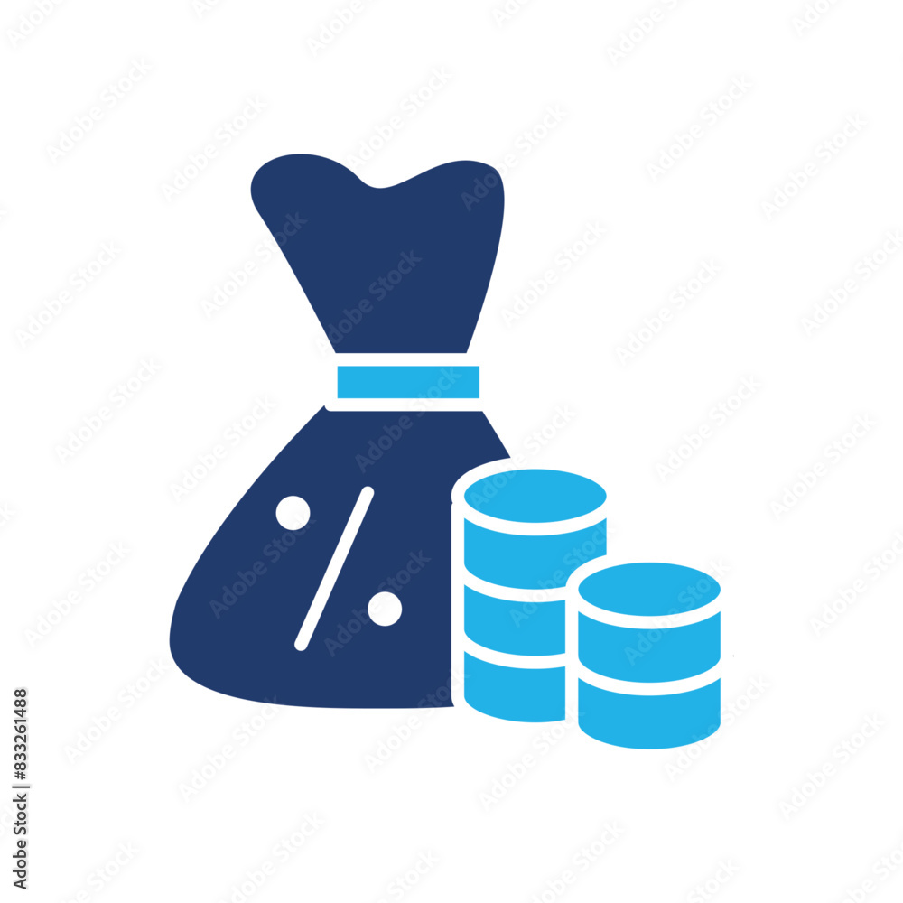 Poster credit payment colored icon vector design good for website and mobile app