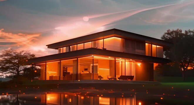 Cuttingedge real estate tech holographic virtual house tours digital mortgage online sales. Concept Real Estate Technology, Virtual House Tours, Digital Mortgage, Online Sales