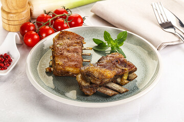Roasted Lamb ribs with spices