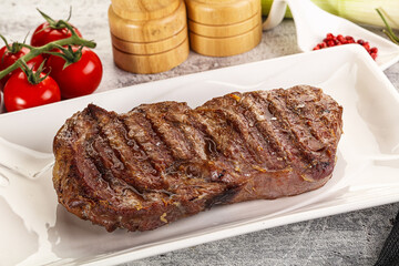 Rib eye steak grilled beef