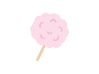 ワタアメのアイコンのイラスト