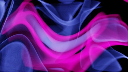 Flowing Illumination: Abstract Light Waves