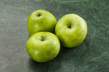 Sweet and juicy green apple