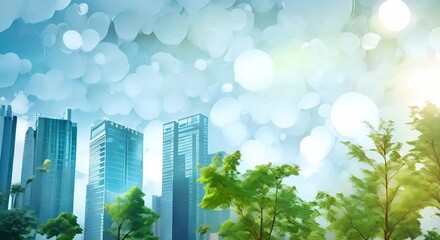 Future city with sustainable architecture green energy ecofriendly transportation and zero waste. Concept Future City, Sustainable Architecture, Green Energy, Ecofriendly Transportation, Zero Waste