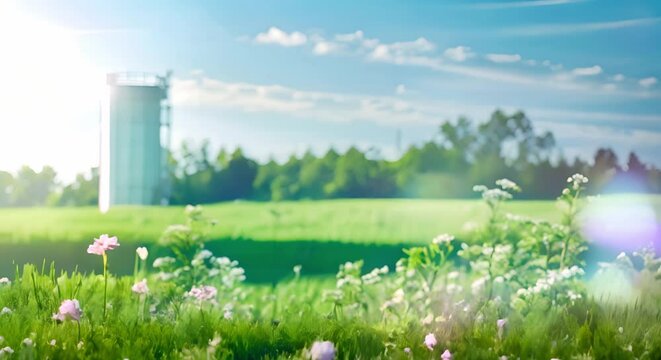 Sustainability in Industry and Climate through Eco-Friendly Hydrogen Energy. Concept Green technology, Renewable resources, Sustainable practices, Clean energy, Environmental impact