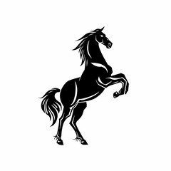 horse silhouette logo