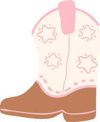Western Baby Shower Cowboy Girl boot