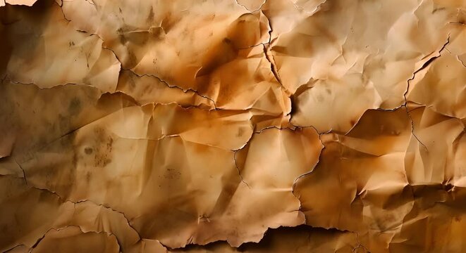 Antique Manuscript Theme: Vintage Worn Paper Background with Torn Edges. Concept Antique Manuscript, Vintage Paper, Worn Background, Torn Edges