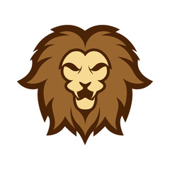 Elegant and dignified lion head logo design