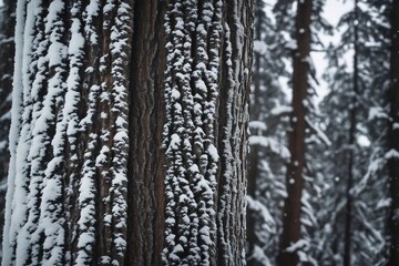 Fototapeta premium snow covered trees