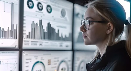 Analyzing Risk Management Reports: A Female Data Scientist's Perspective. Concept Data Analysis, Risk Management, Gender Perspective, Reports, Data Scientist Perspective