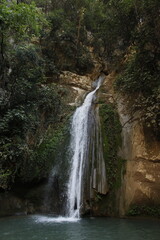 waterfall in the forest Lebanon