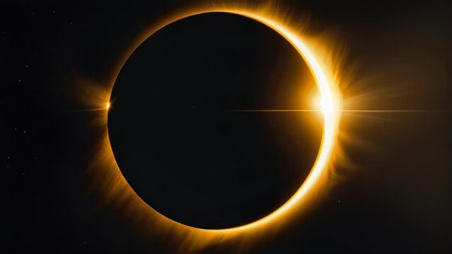 A total solar eclipse is a rare and awe-inspiring sight. AI.