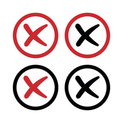 Cross Mark Circle Set