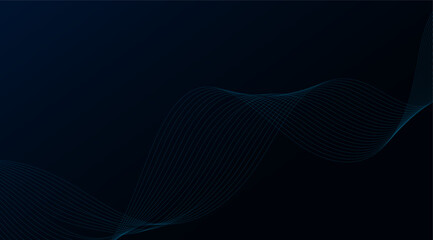 Wavy line Abstract technology background design .