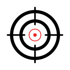 Black And Red Target