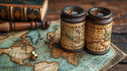 vintage map of the world 1733 