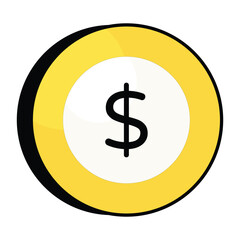 Business and finance outline colour icons