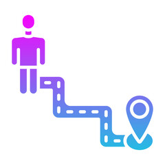 Location Distance Icon