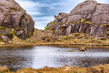 Cliff formation, Trollpikken, close to Egersund in the southern part of Norway