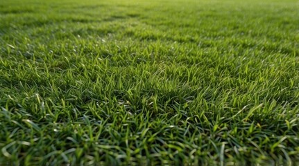 Obraz premium Flawless Landscaping Turf Top View