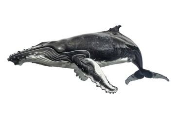 Obraz premium Humpback whale animal mammal shark.