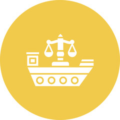 Obraz premium Maritime Laws Icon