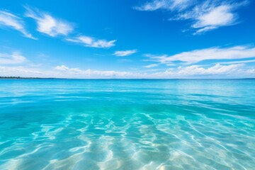 Fototapeta premium Beautiful Tropical Beach Scene Generative AI