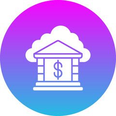 Cloud Banking Icon