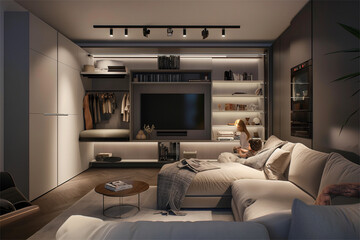 Fototapeta premium Interior Design for Living Spaces