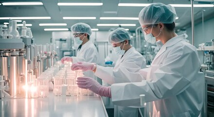 Biopharmaceutical manufacturing process with bioreactors and quality control measures.