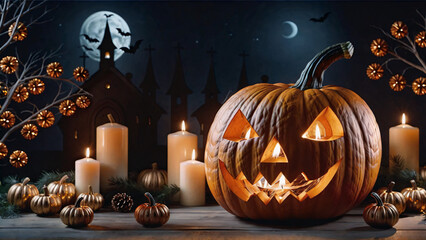 Halloweenowe ozdoby, dynie halloween, Halloween pumpkin