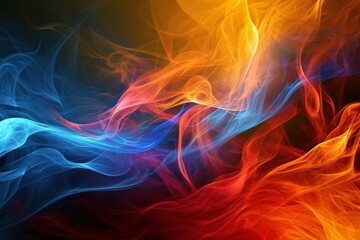 Fototapeta premium Abstract background design images wallpaper, Modern impressionism technique. Wall poster print wallpaper, AI generated