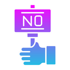 Vote No Icon