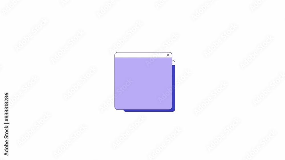 Poster default profile avatar line 2d object animation. dark human silhouette on web site flat color cartoo