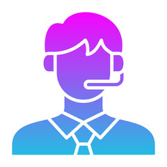 Customer Service Agent Icon