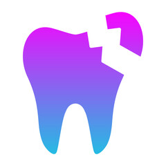 Broken Tooth Icon
