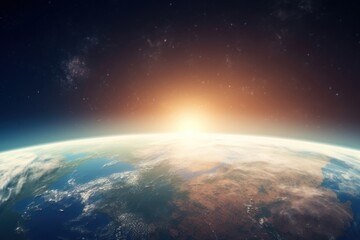 Obraz premium Space earth backgrounds astronomy.