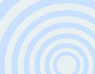 イラスト素材：ラウンドデザイン　レトロポップな背景素材　青・水色